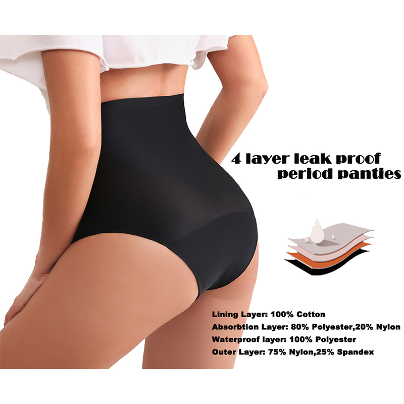 China Medium Absorption 4 Layers Leak Proof Low Rise Menstrual Briefs  Manufacturers and Suppliers | YISHANGYI